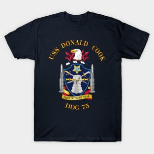 USS Donald Cook (DDG-75) wo BckGrnd T-Shirt